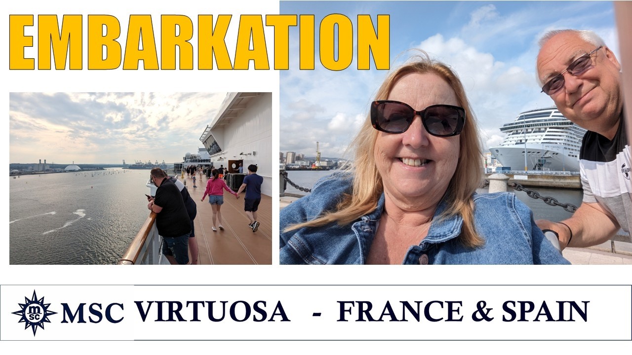 MSC VIRTUOSA | OUR FIRST MSC CRUISE | EMBARKATION DAY