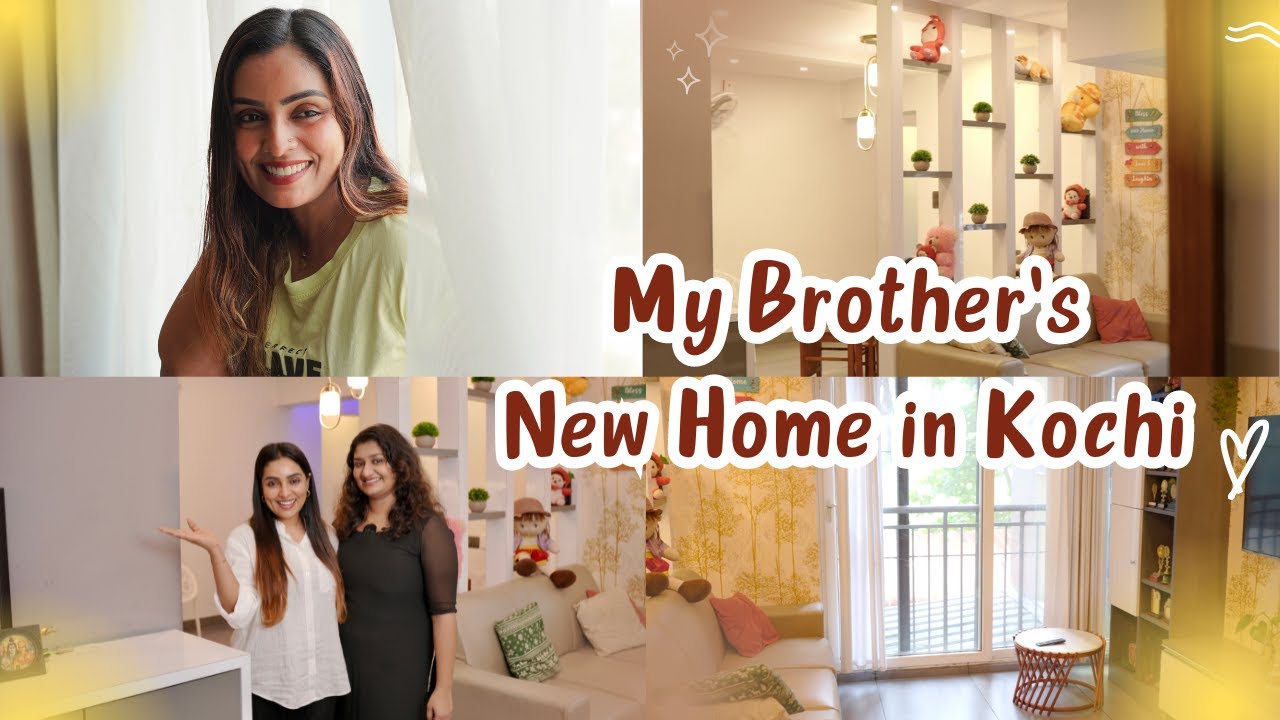 കിടിലൻ 3 BHK Apartment in Kochi | My Brother's New Home | Nimmy Arungopan
