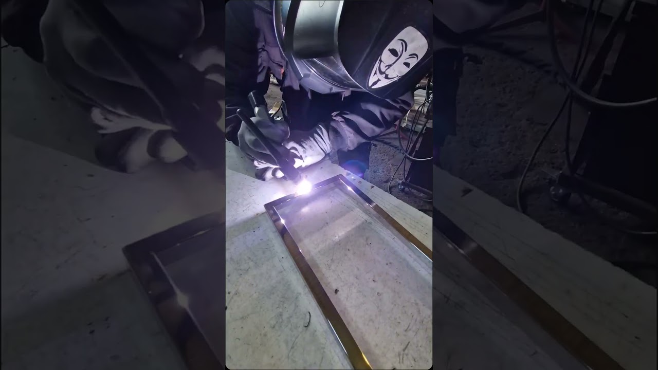 spawanie stali nierdzewnej balustrady #inox #balustrada #balustrady #spawanie #stalnierdzewna #praca