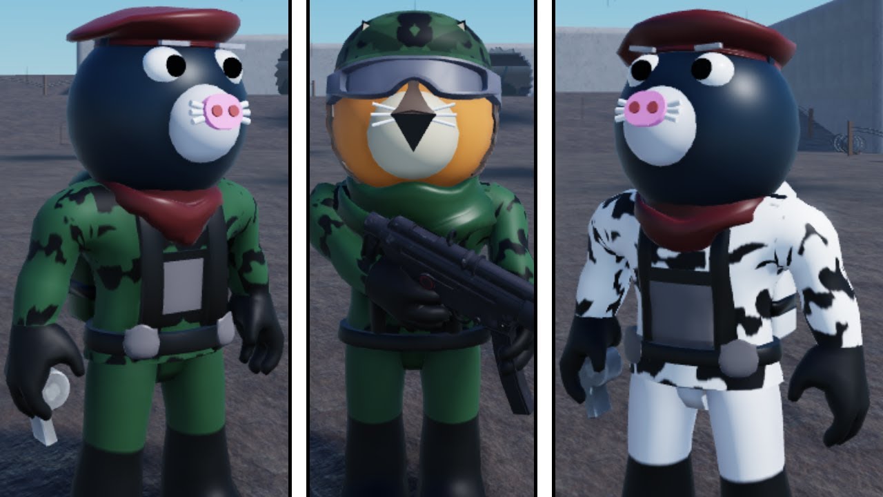 HOW TO GET 3 BADGES & MORPHS IN PIGGY: SOLDIER RAID! | ROBLOX