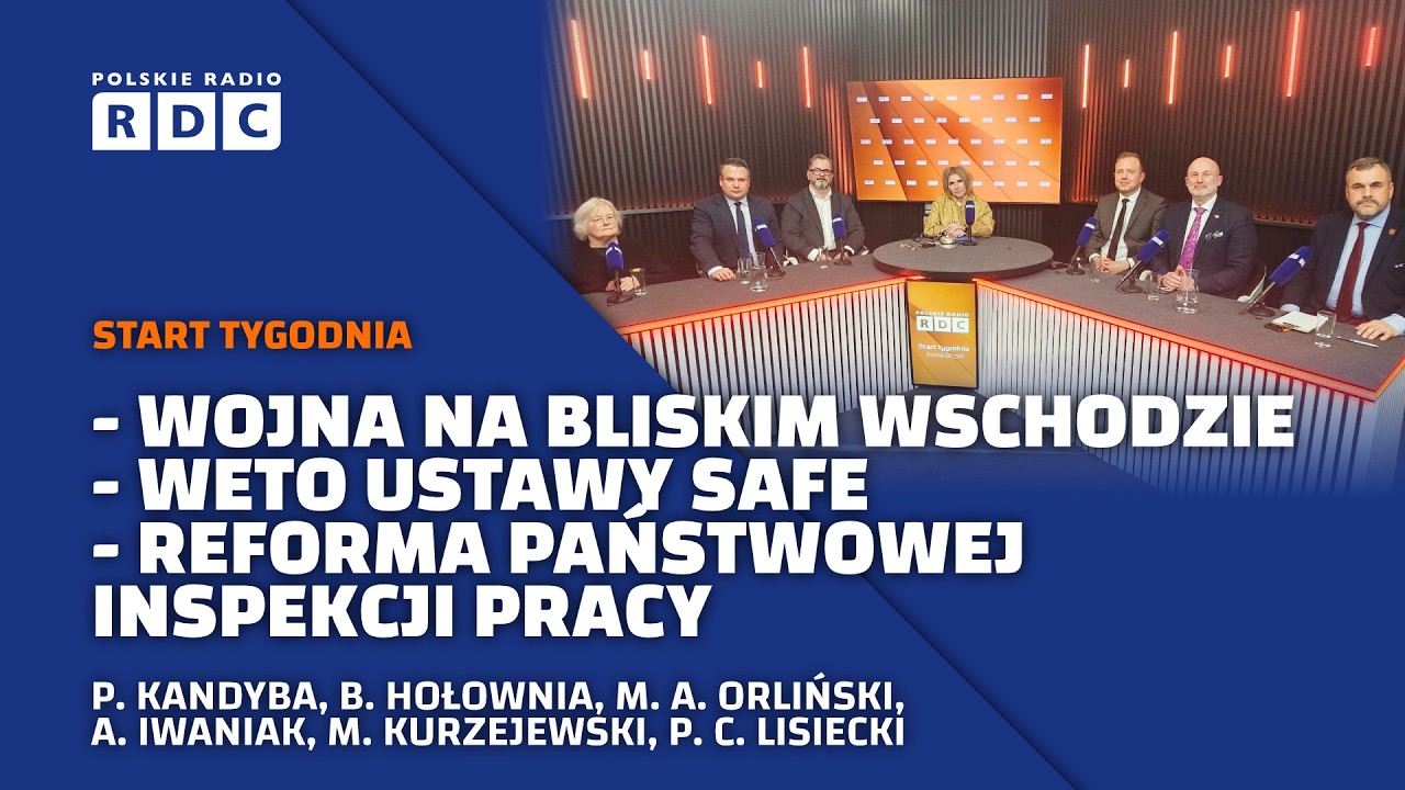 P. Kandyba, B. Hołownia, M. A. Orliński, A. Iwaniak, M. Kurzejewski, P. C. Lisiecki | Start tygodnia