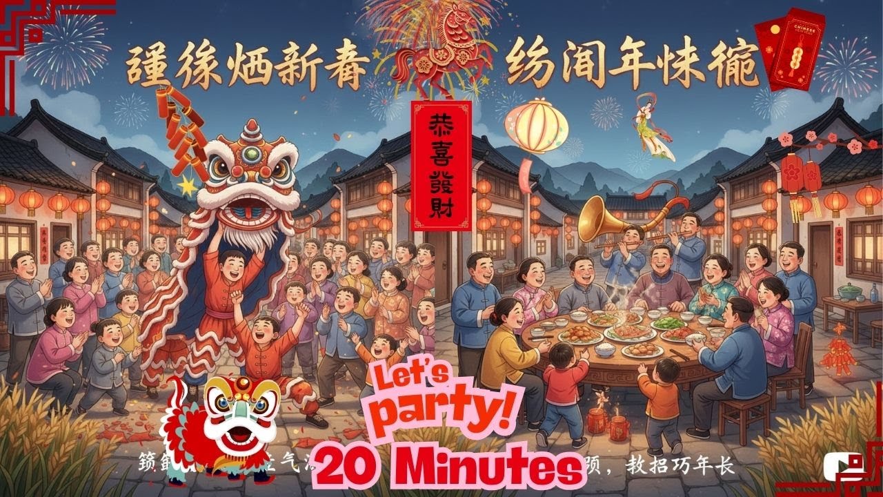 2026 贺岁金曲 20 分钟连播 🧧 乡村丰收、舞狮、恭喜发财 | 聚会背景音乐首选 🏮✨
