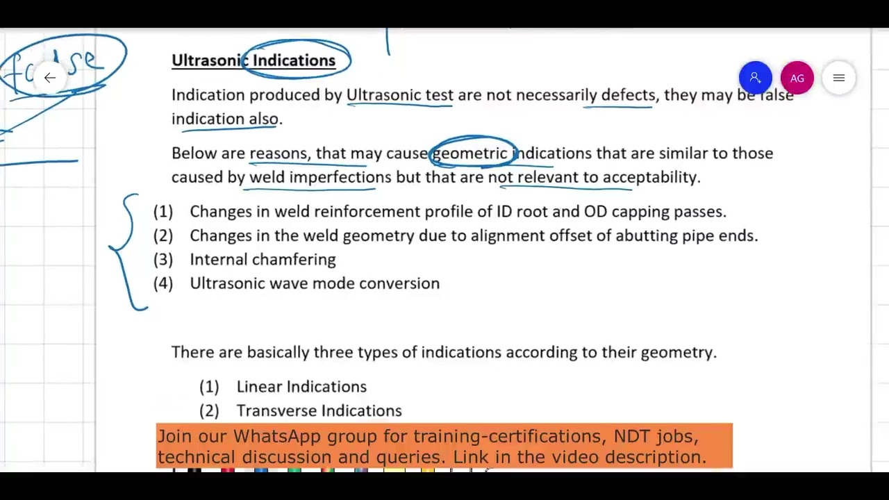 API 1104 Ultrasonic testing Indication classification & acceptance criteria Part 1