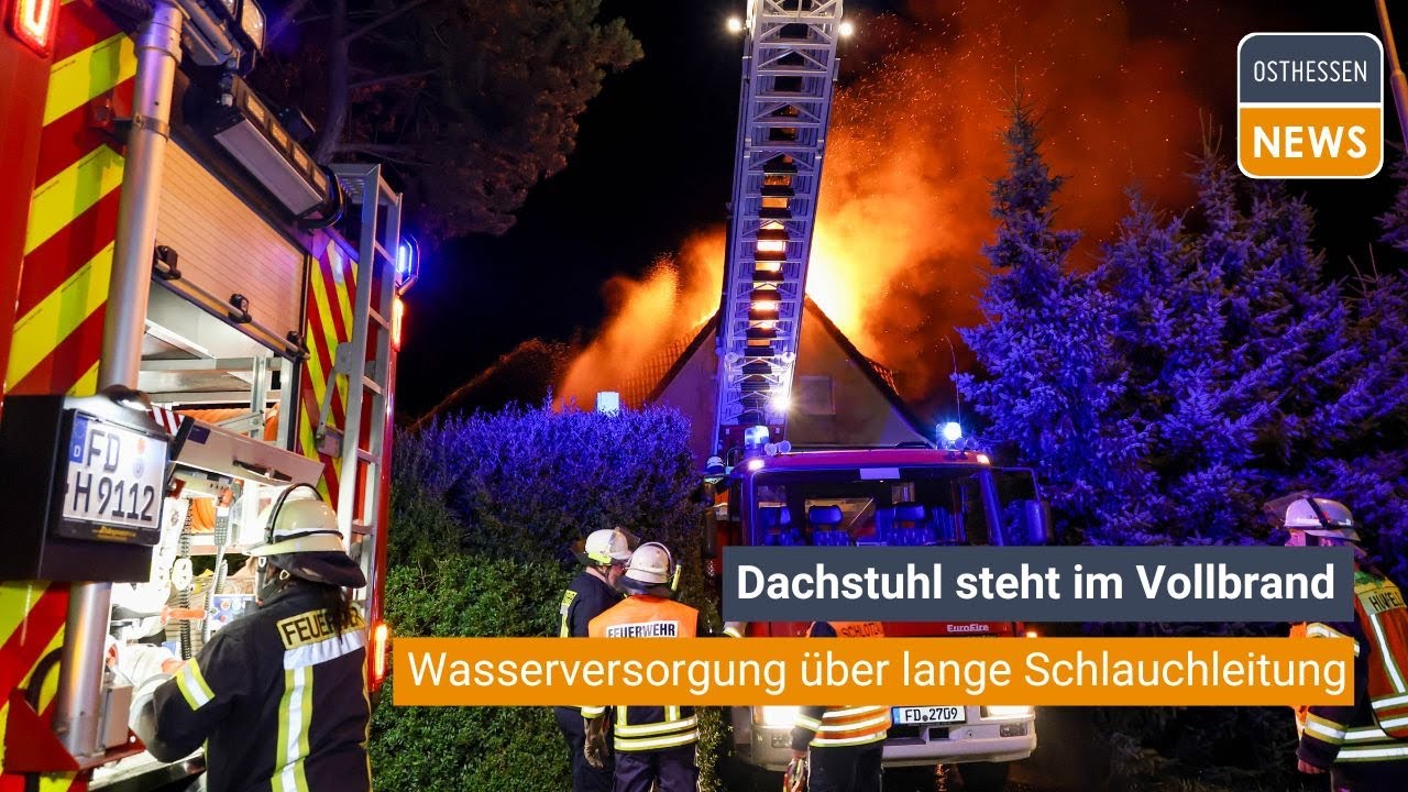 BURGHAUN: Flammen schlagen aus Dachstuhl: Wohnhaus unbewohnbar