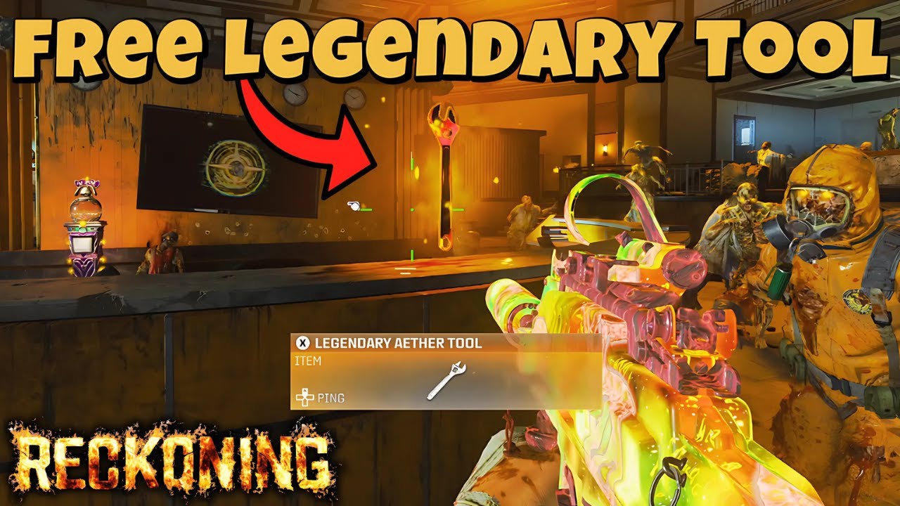Free Legendary Aether Tool Easter Egg on Reckoning in BO6 Zombies