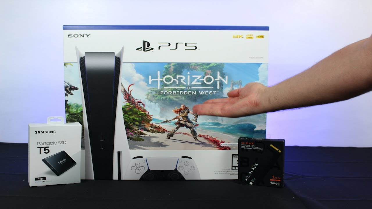 Unboxing and PS5 Set Up. Review of External and Internal SSD