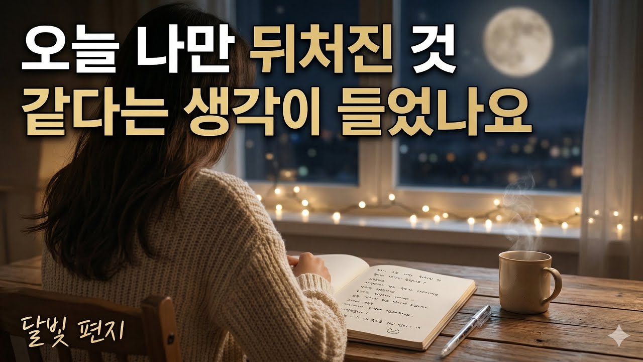 오늘 나만 뒤처진 것 같다는 생각이 들었나요?