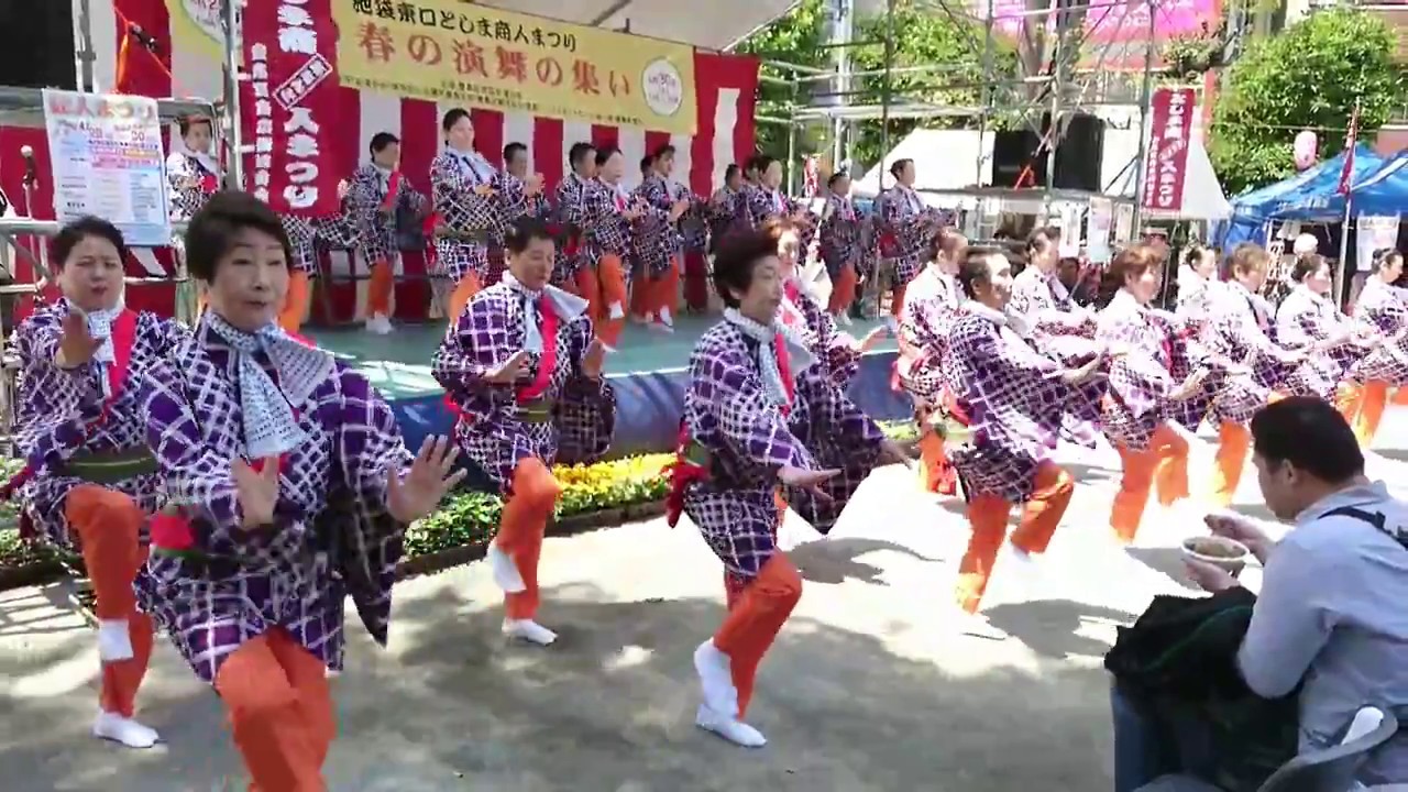 深川 【櫻川流江戸芸かっぽれ 目白道場】としま商人まつり 2017