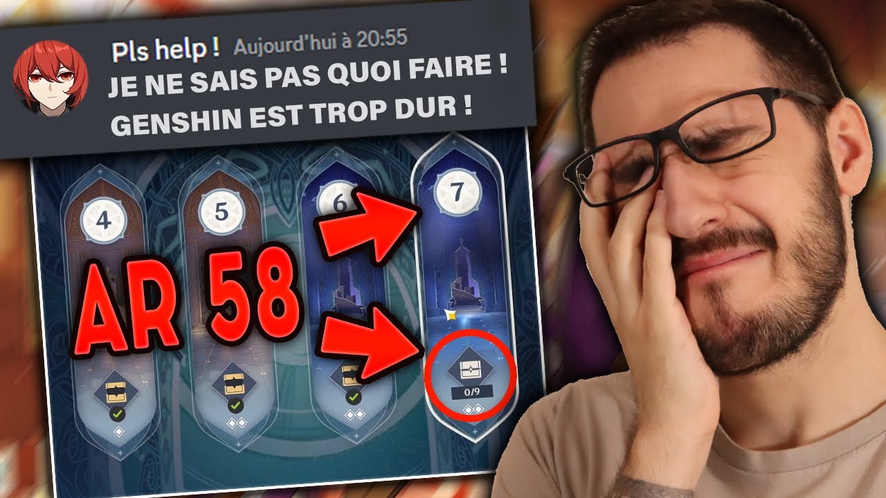 Il a presque RUINÉ SON COMPTE ! (je règle TOUS LES PROBLÈMES) | Review de compte Genshin Impact
