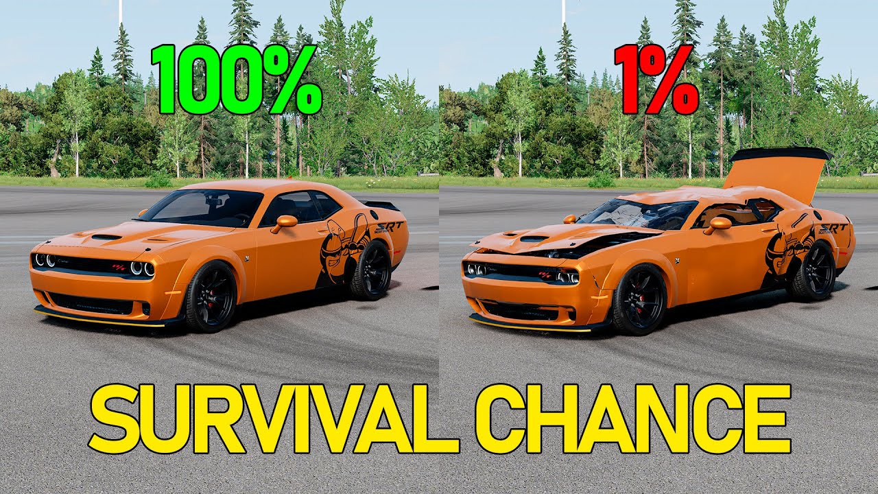 Realistic Survival Chance Crashes | BeamNG.drive
