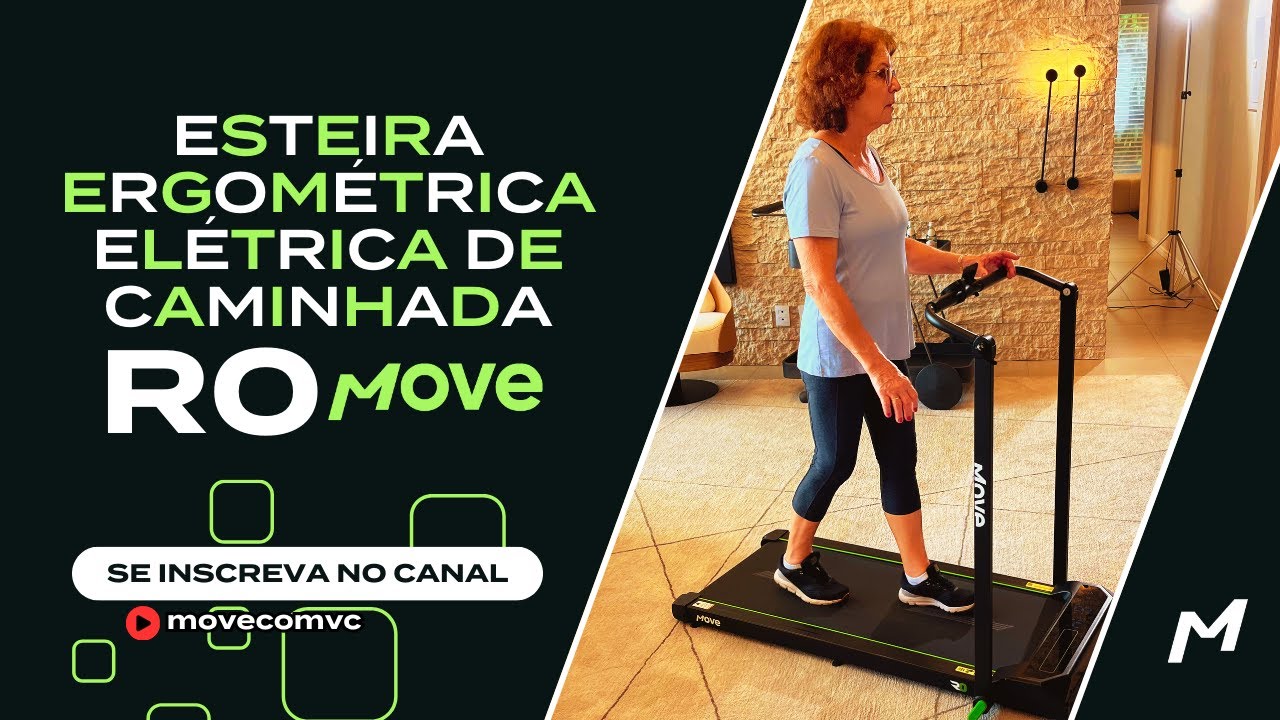Esteira Ergom&eacute;trica El&eacute;trica de Caminhada Residencial R0 Move