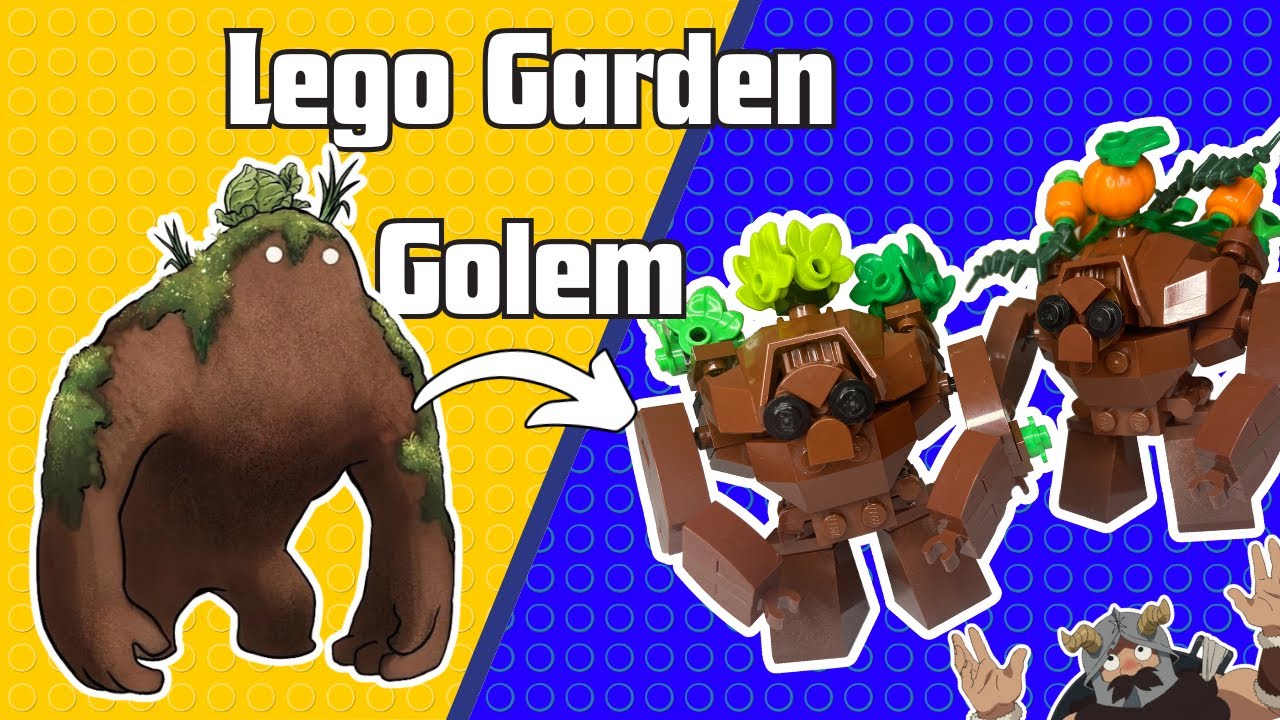 I built Senshi's Garden Golems in LEGO for D&D | Brick Bestiary