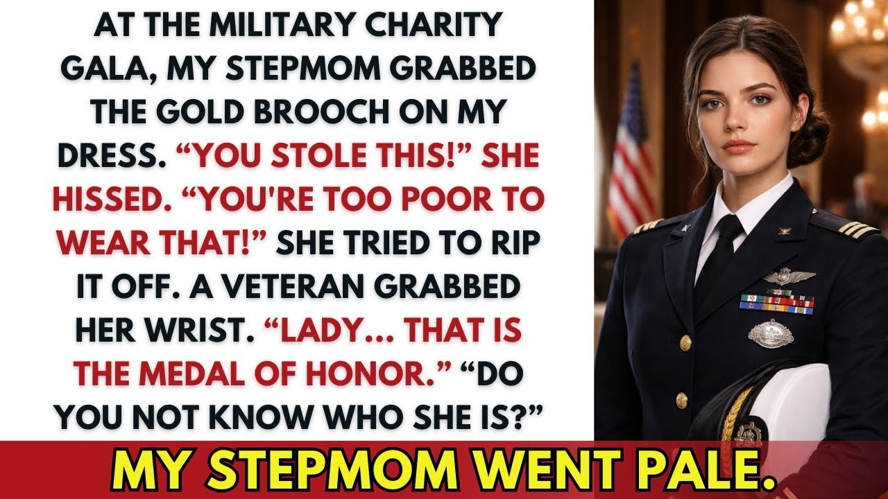 “You’re Too Poor To Be Wearing This!” My Stepmom Hissed—Then a Veteran Shut Her Up…