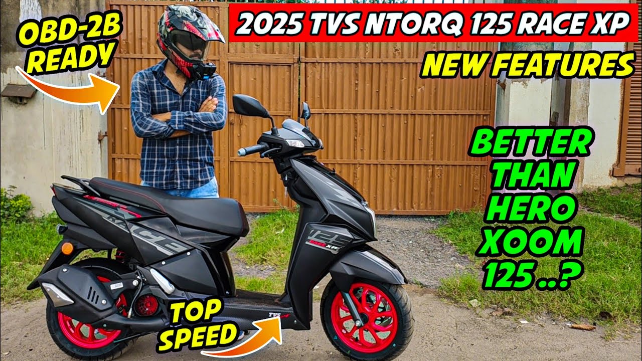 2025 TVS Ntorq 125 Race XP OBD-2B Update Review || Top Speed - Worth Buying Over Hero Xoom 125..