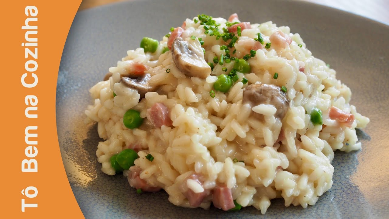 RISOTO COM GRUYERE, PANCETTA e COGUMELOS - Receita de risoto (Episódio #248)