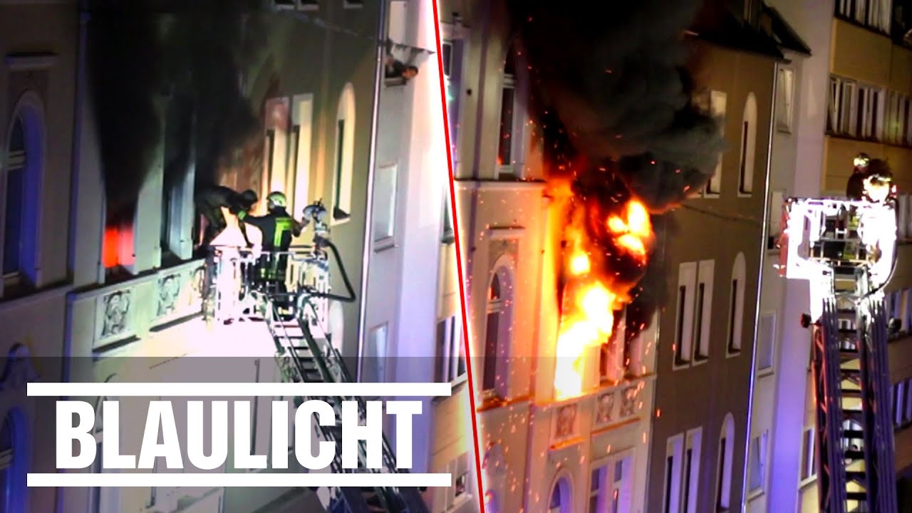 Feuer in K&ouml;ln - Rettung in letzter Sekunde (Wohnungsbrand / Brandmelder)