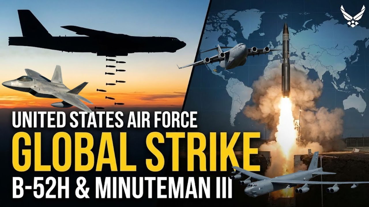 United States Air Force Global Strike: From B-52H Stratofortress to Minuteman III ICBM