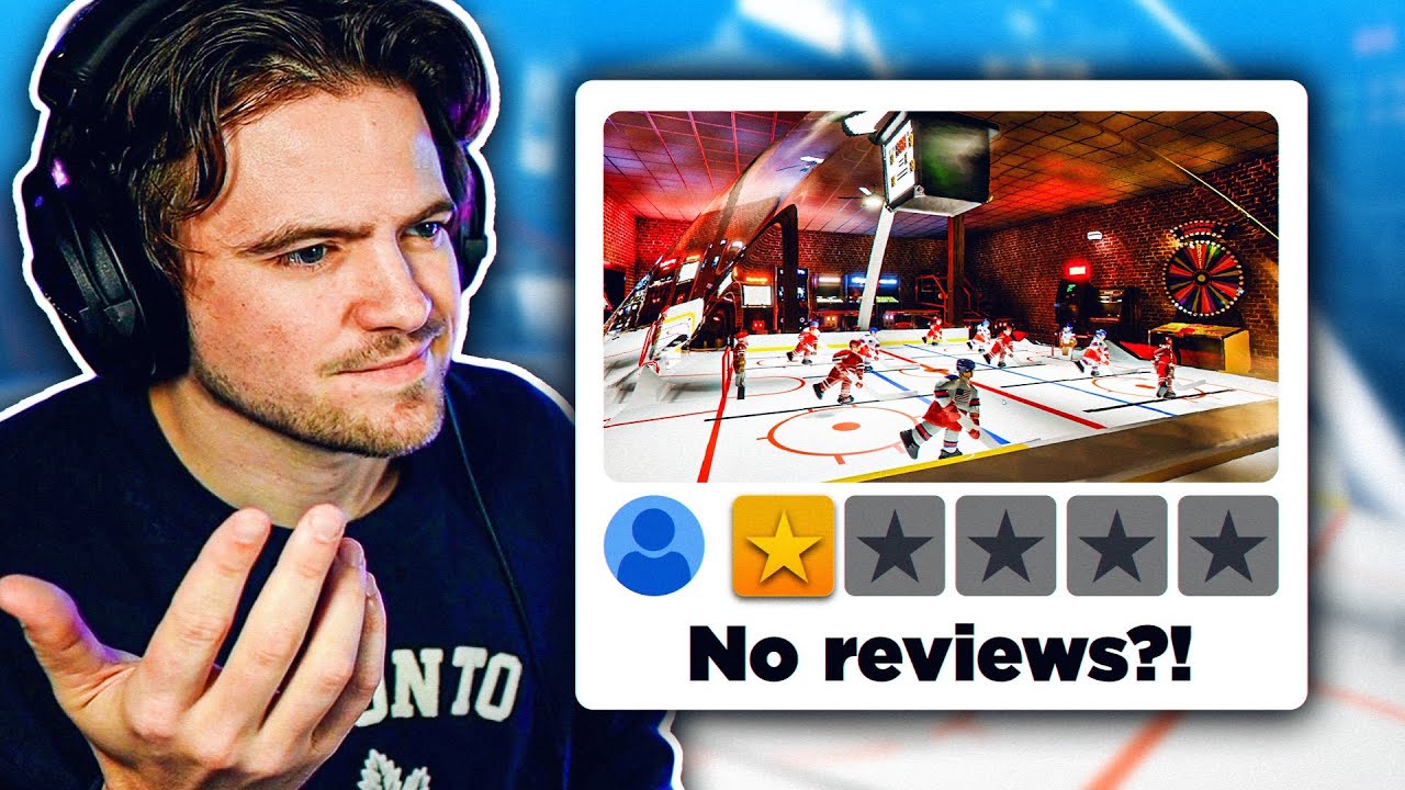 PLAYING STEAM GAMES WITH NO REVIEWS?! *HOCKEY EDITION*