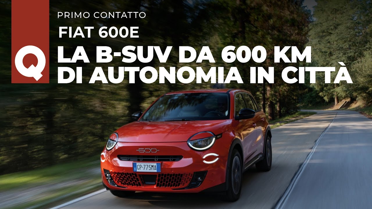 FIAT 600e: la PROVA del B-SUV elettrico (da 29.950 euro)