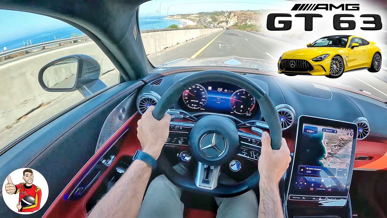 Heavier Hitting // 2024 Mercedes-AMG GT 63 Coupe Drive Review (POV)