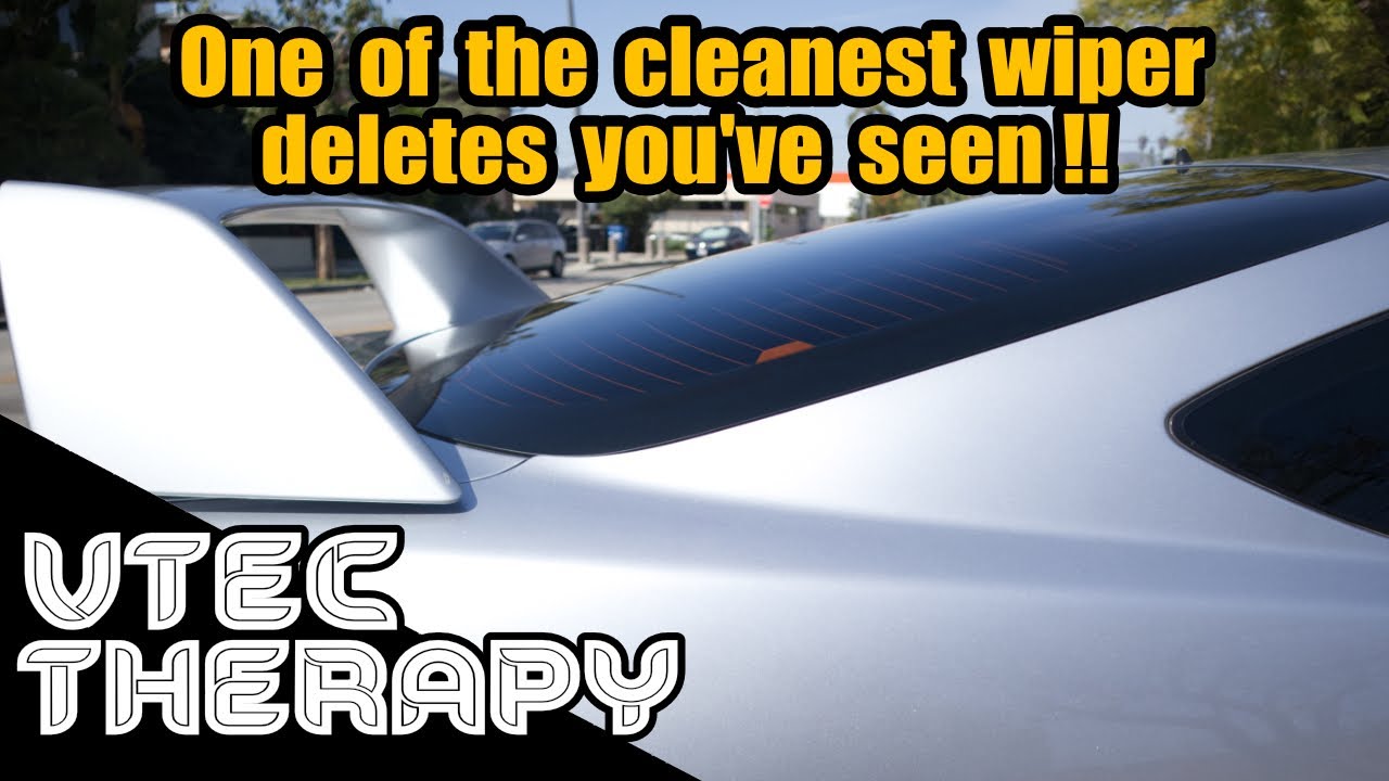 Rear wiper delete for Acura RSX Type S