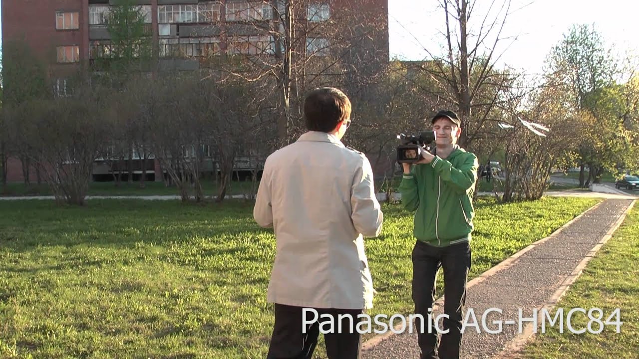 тест камер Sony AX2000 и Panasonic 84