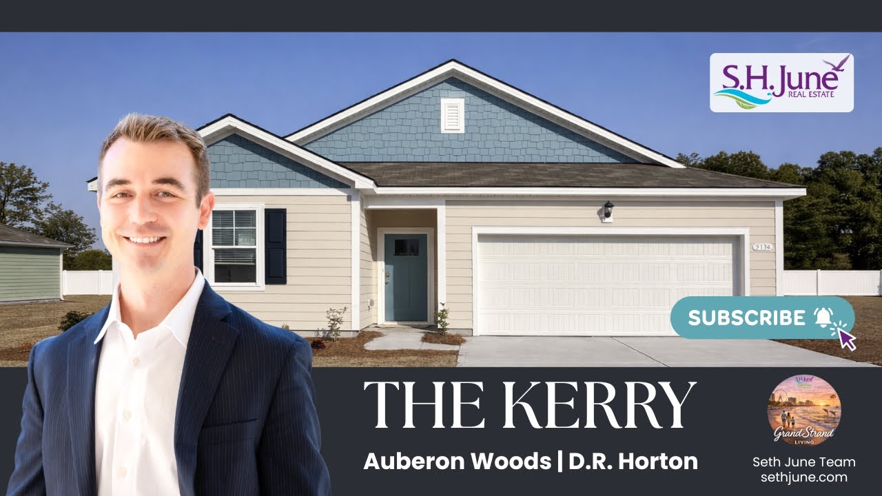 Kerry Floor Plan by DR Horton | Auberon Woods Community in Conway, SC | 3 bed 2 bath