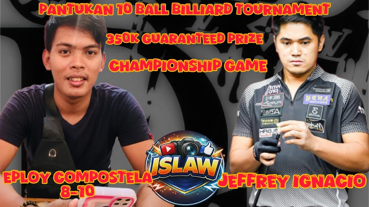 Eploy compostela 8-10 vs jeffrey ignacio championship game 10 ball tournament