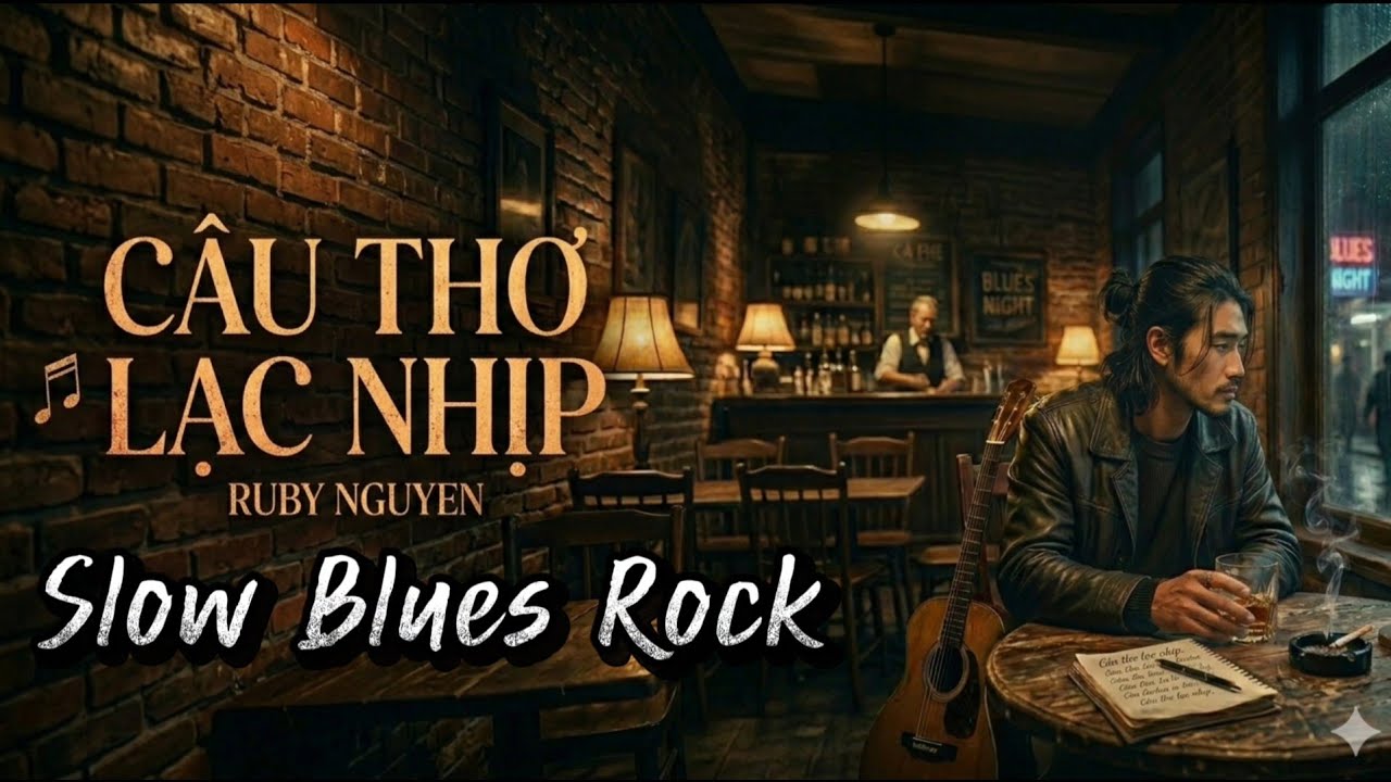 CK Mới: Câu Thơ Lạc Nhịp |Ruby Nguyen | Slow Blues Rock