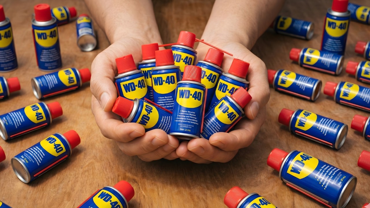 Don&rsquo;t Throw Away Old WD-40 Cans! An Easy Way to Refill an Empty WD-40 Spray Can!