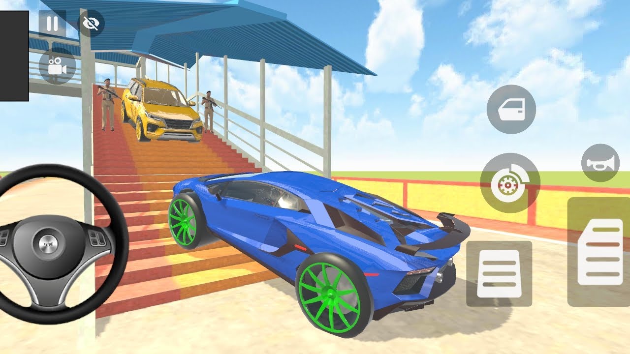 🚀Car bike game Franklin orders and drives a new lndian police suv in the gaming part 024