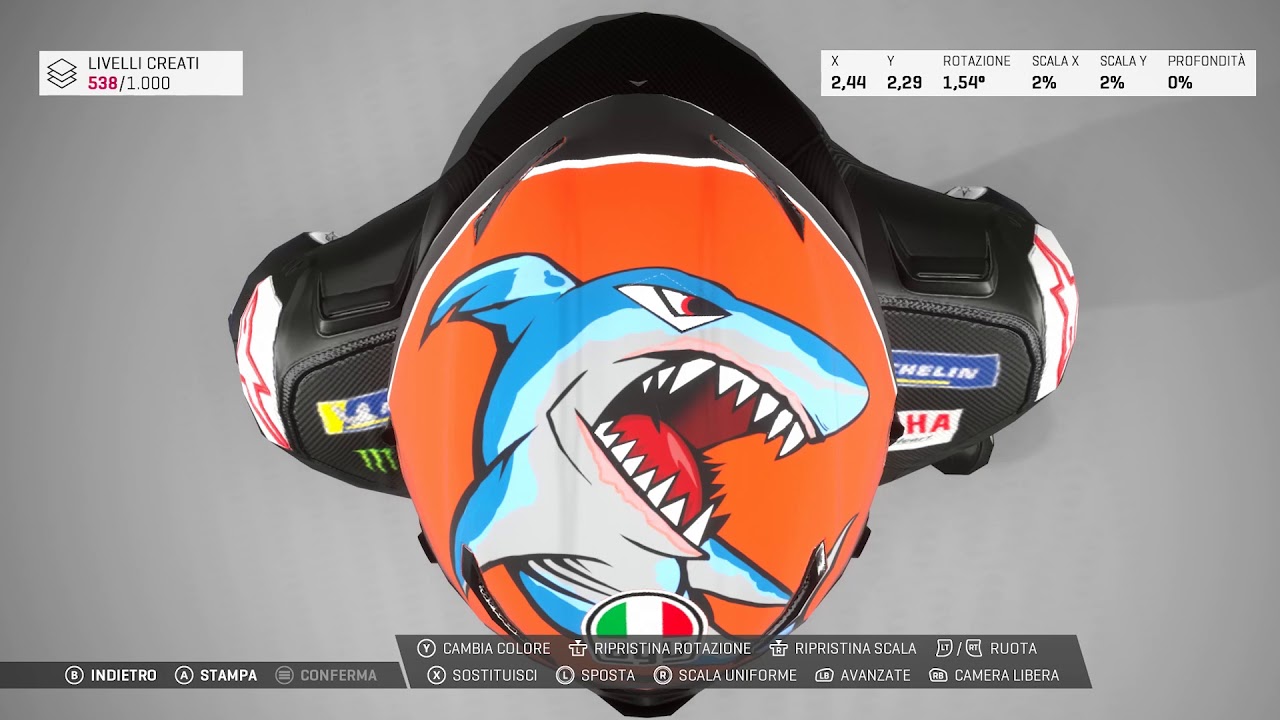 MotoGP™19 Helmet Livery Customization