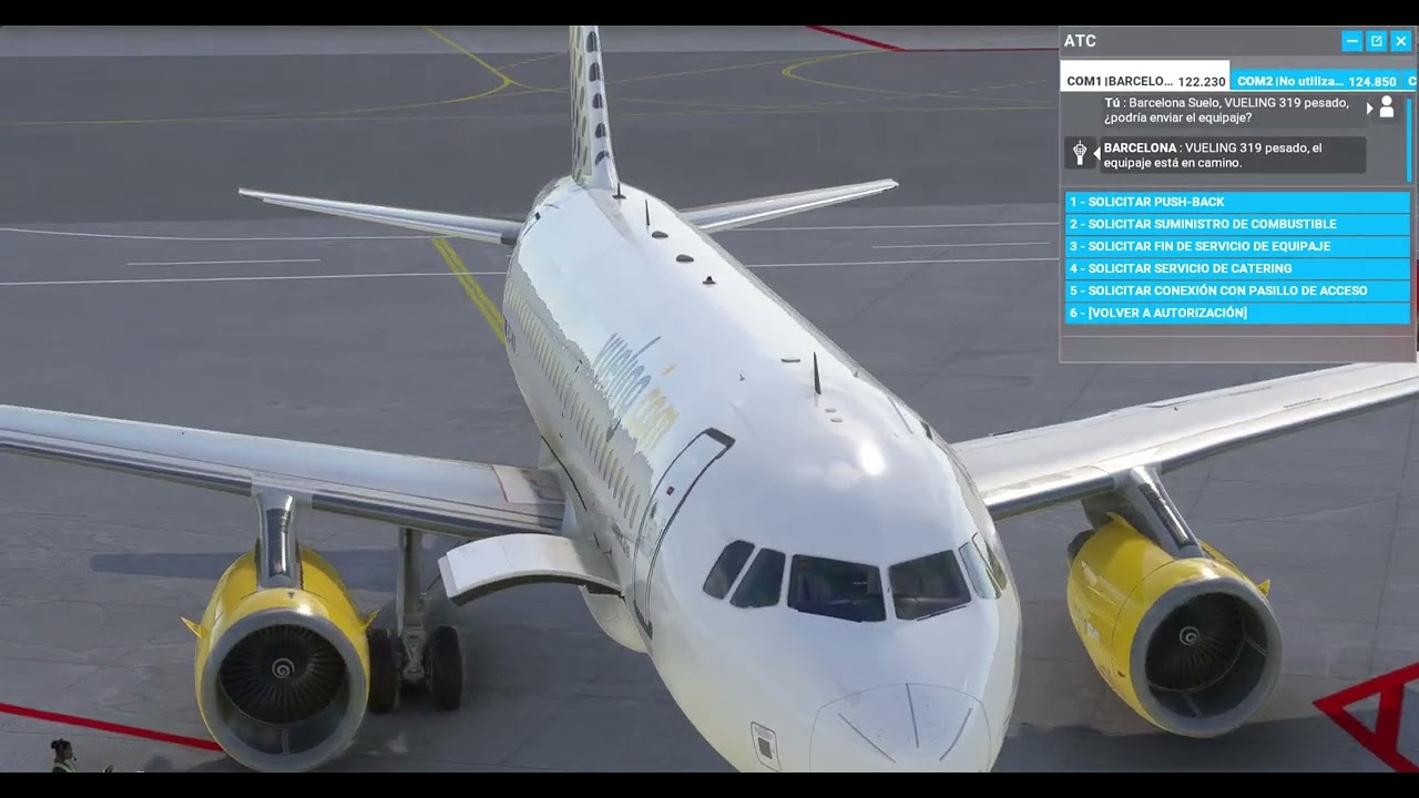 COMO ENCENDER EL AIRBUS 319 (VUELING)