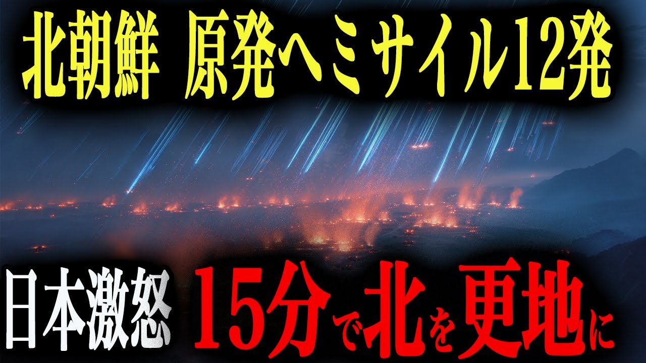【15分で消去】もしも北朝鮮が日本の原発を狙ったら…日本を怒らせた結果【AIシミュレーション】