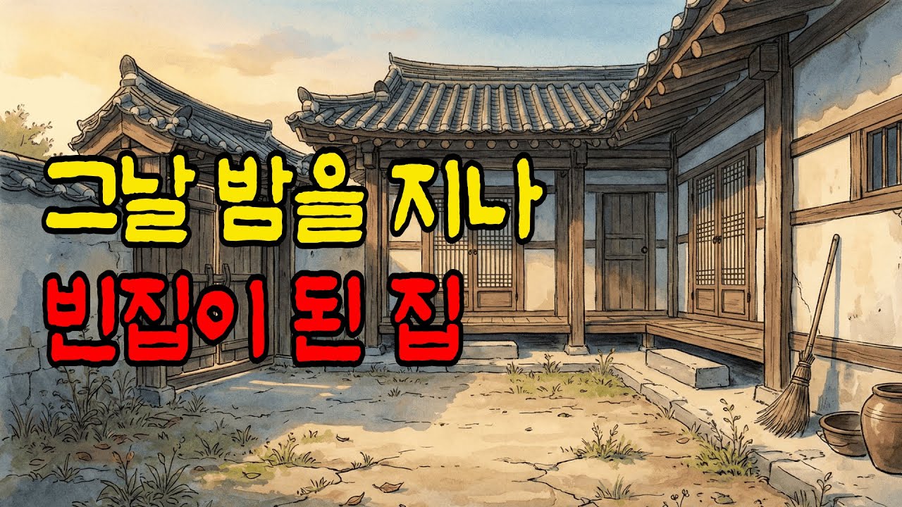 무당들이 모두 피하는 집이 생겼습니다, 돈으로도 굿으로도 씻을 수 없는 일 | 조선야담 |