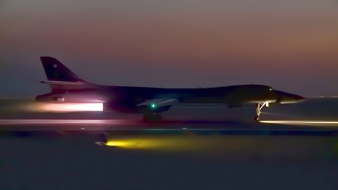 B-1B Lancer • Night/Day Takeoff + Aerial Refueling