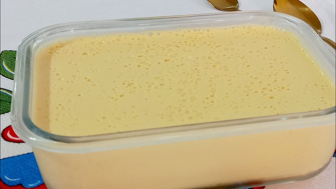 SÓ 2 INGREDIENTES, SOBREMESA CREMOSA SEM LIQUIDIFICADOR SEM LEITE CONDENSADO PRONTA EM MINUTOS 