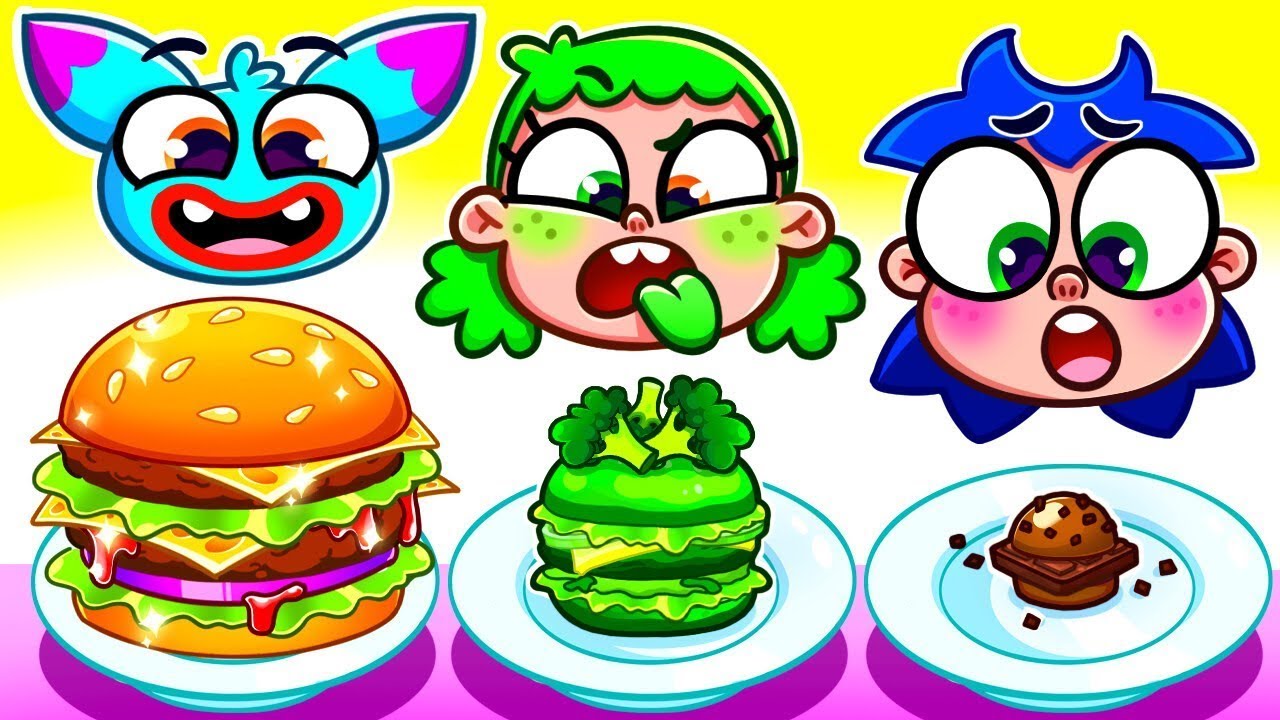 Big, Medium, and Small Plate Challenge Songs for Kids | Learn Different Sizes | Nursery Rhymes