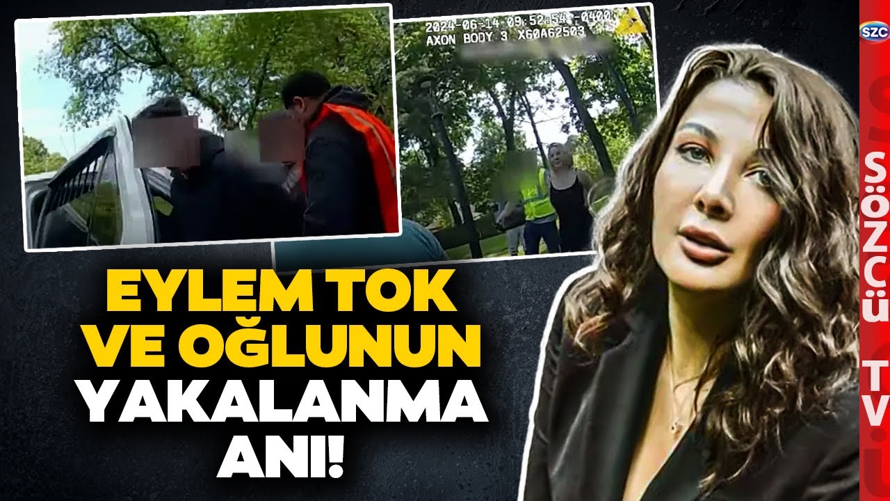 Eylem Tok ve Oğlu Timur Cihantimur'un Yakalanma Anı! ABD Polisinden Ters Kelepçe
