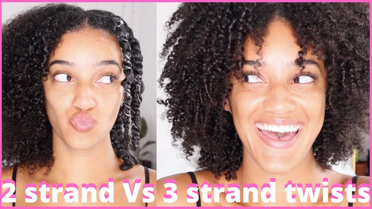 2 Strand Vs 3 Strand Twist Out! So much difference!! | Natural Hair | AbbieCurls