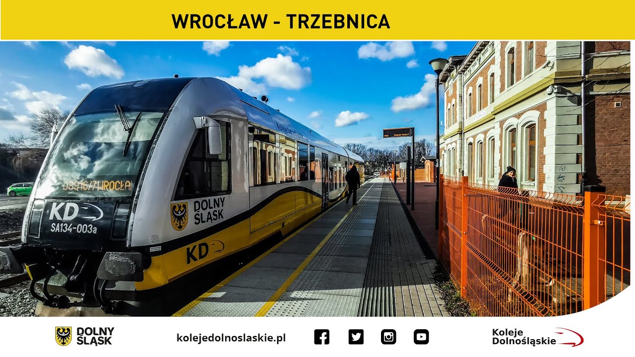 Koleje Dolnośląskie - linia D8 Wrocław - Trzebnica