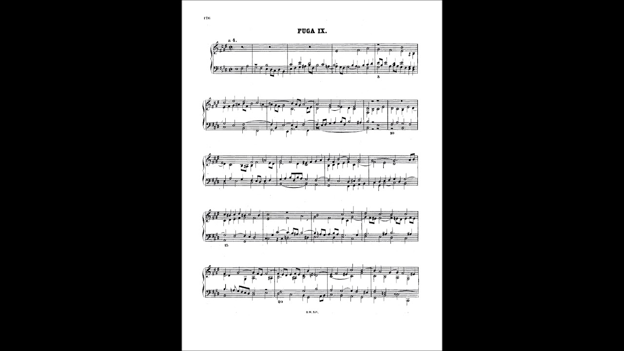 Fugue in E Major, BWV 878 – J.S.Bach