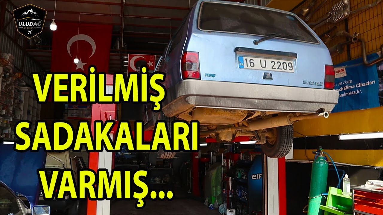 TOFAŞ KARTAL SLX RESTORASYON (Alt Takım-Egzoz ve Yağ Kaçakları Tamir ve Bakımı)