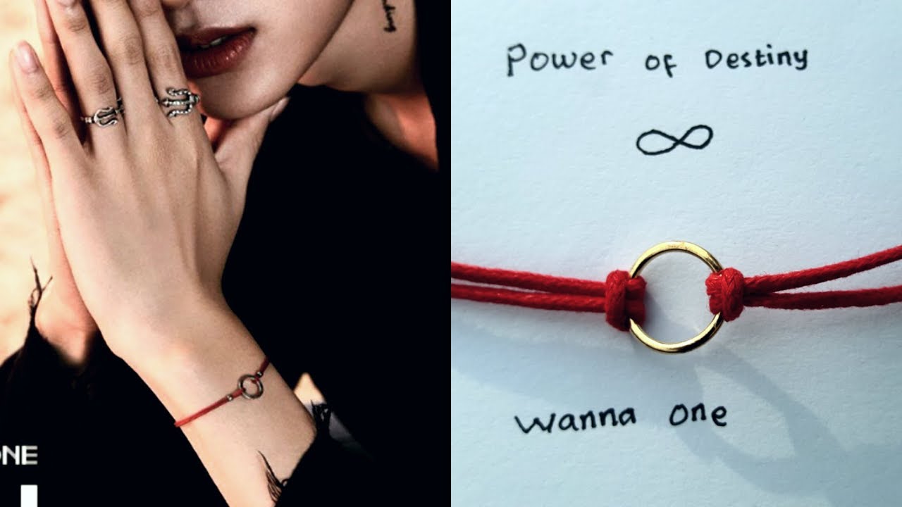 How to Make Wanna One 'Power of Destiny' Red String Bracelet [DIY Red String Bracelet]