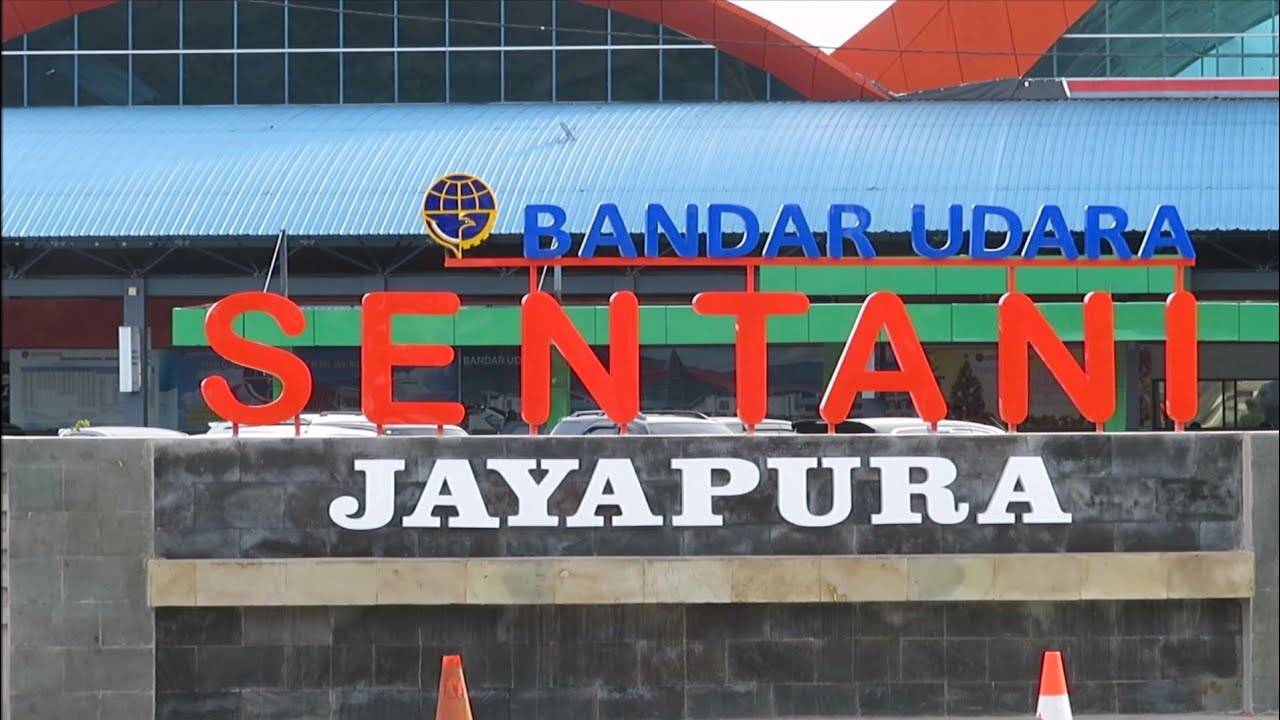 Megahnya Bandara Sentani di Jayapura Papua