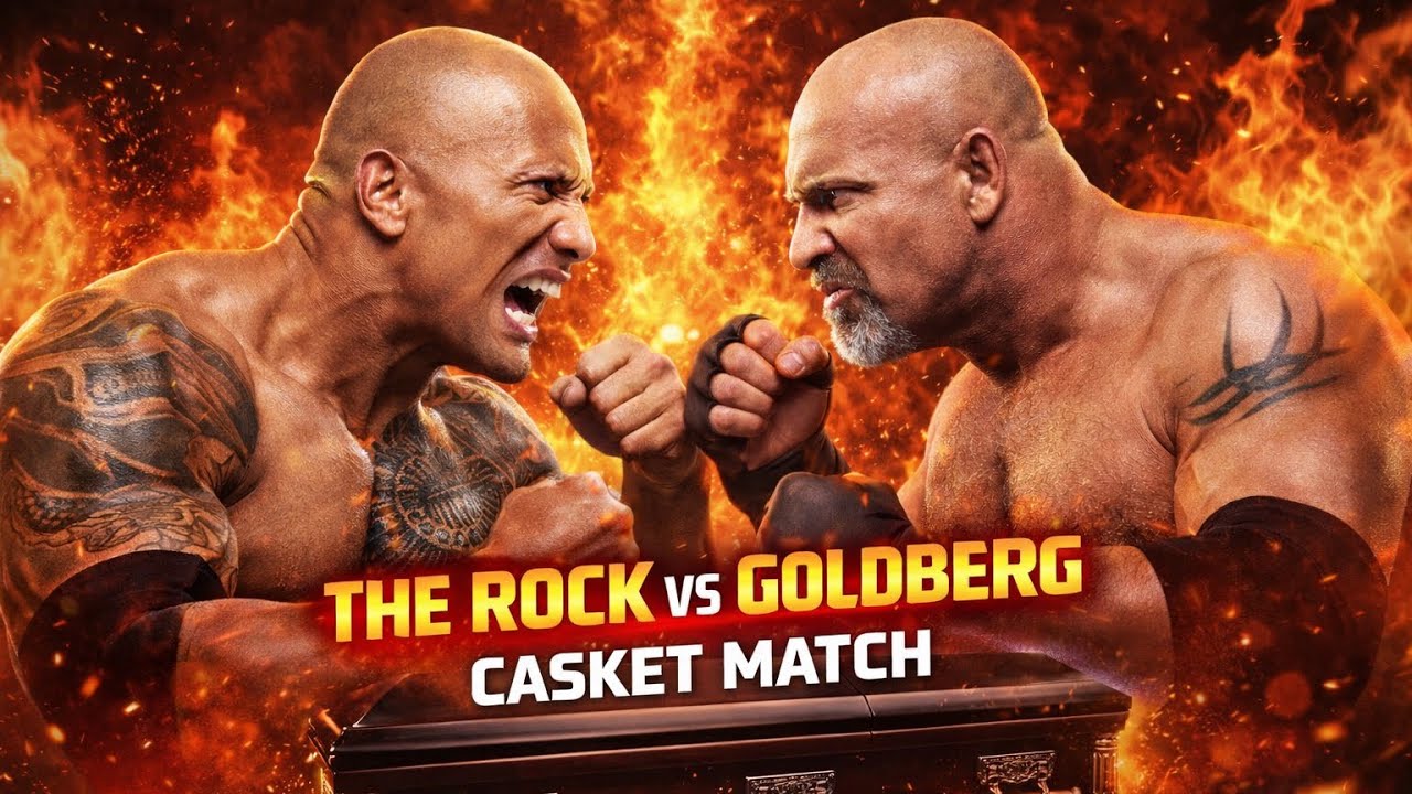 The Rock vs Goldberg – CASKET MATCH | Brutal Dream Showdown