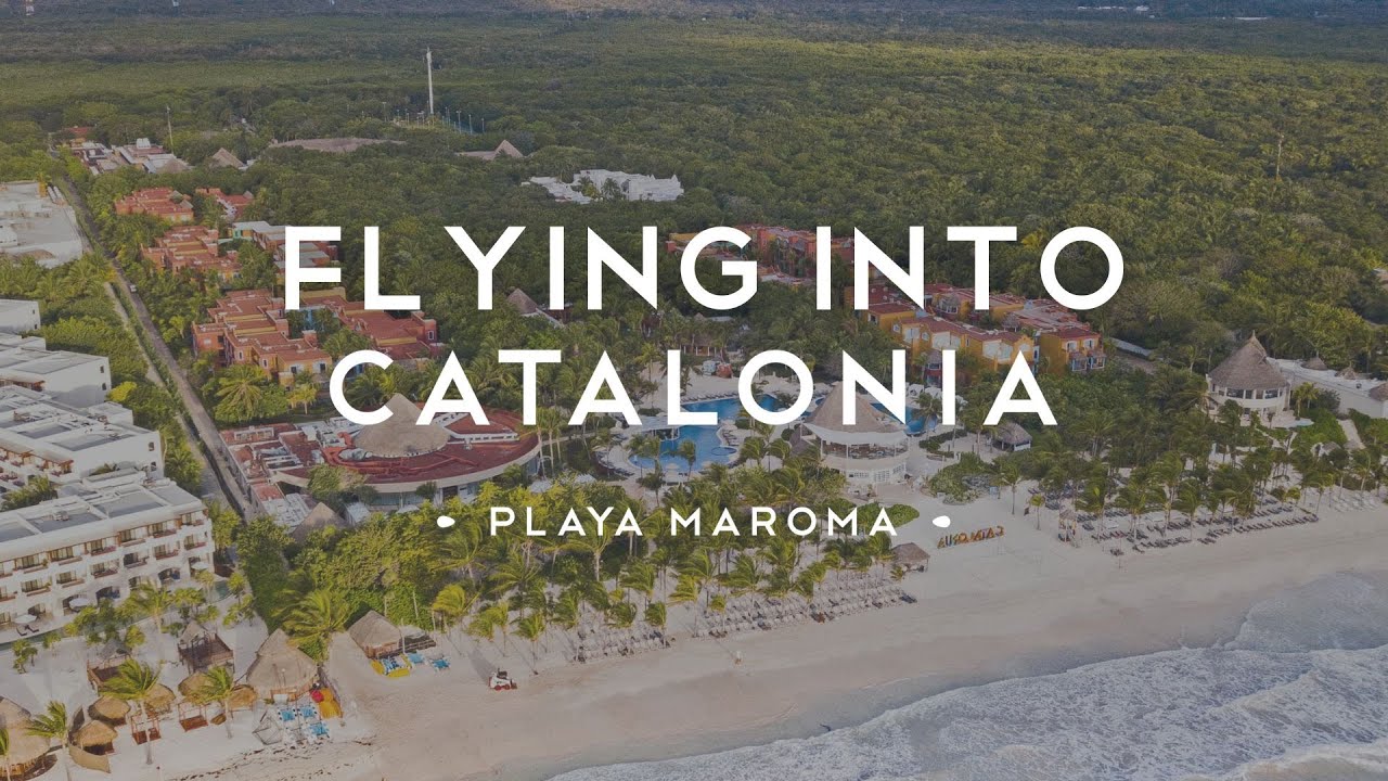 Flying into Catalonia Playa Maroma | Drone FPV