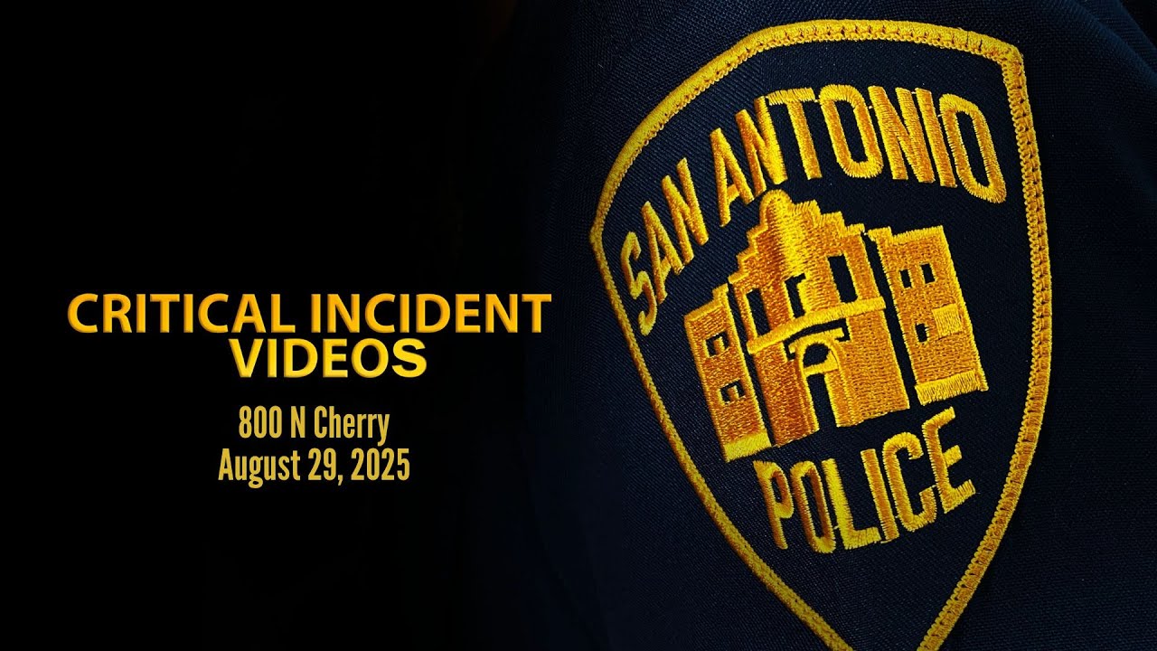 San Antonio Police Critical Incident Video Release: 800 N Cherry