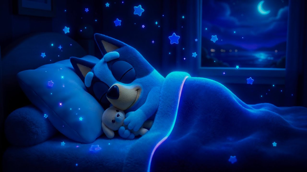 Relaxing Piano for Adults | Bluey Nostalgia Comfort – Fall Asleep Fast in Cozy Night