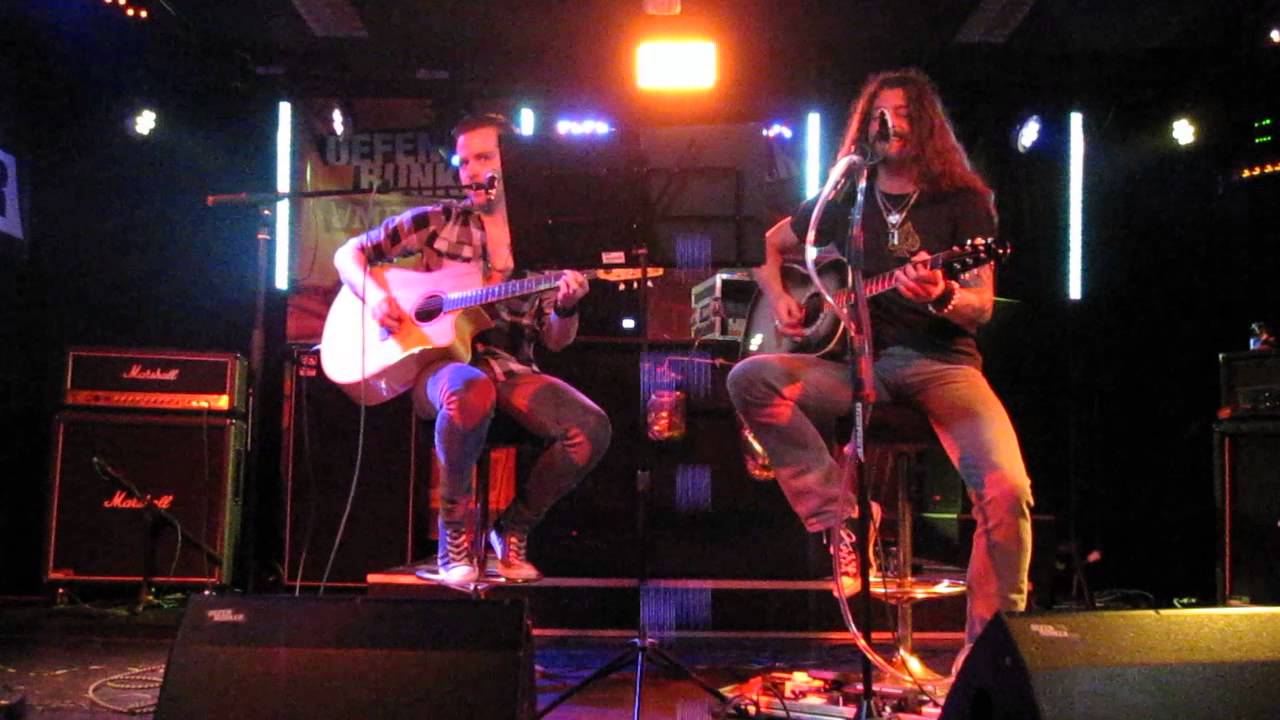 Bas Maas & Marc Meesters - Tie Your Mother Down *live* @ Oefenbunker, Landgraaf, 26.06.2015